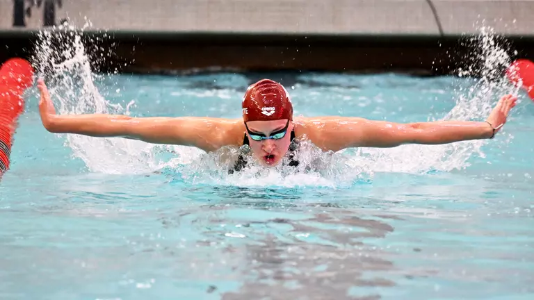 WSU Sweeps Northern Arizona, Sets Five Pool Records
