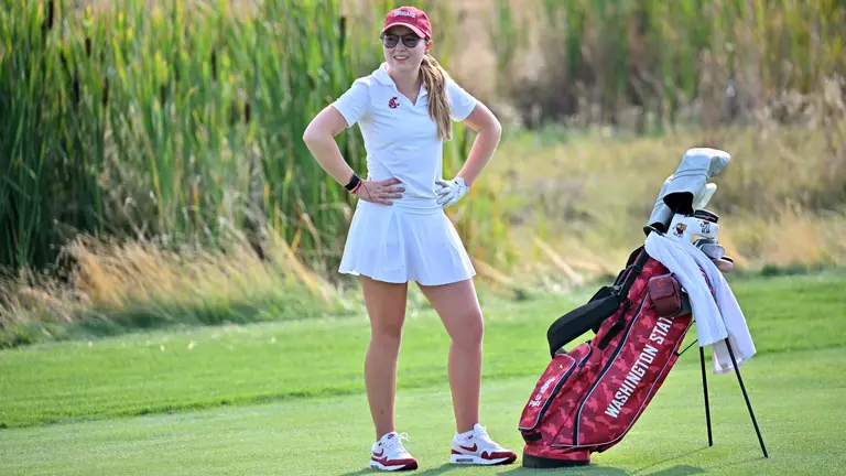 WSU Posts Second-Best Round, Pineros Sits 8th at Juli Inkster
