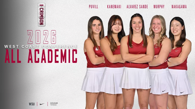 Five Cougars Capture West Coast Conference All-Academic Honors