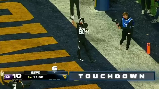 Grayson Barnes Scores TD in First Half Against TCU