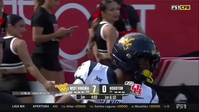 RB Cyncir Bowers Extends WVU's Lead