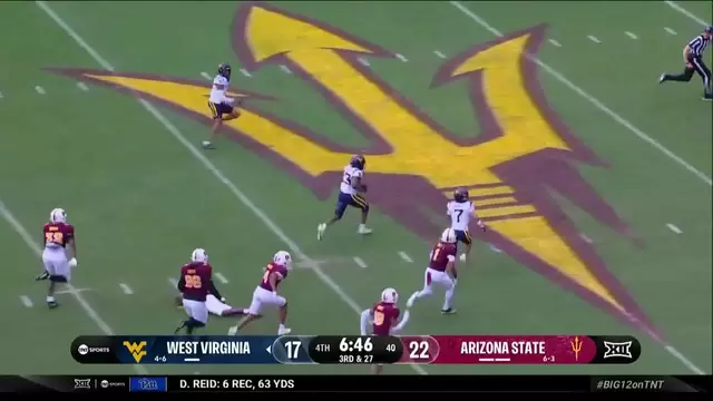 90 YARDS TO THE HOUSE! Bowers Gives WVU the Lead