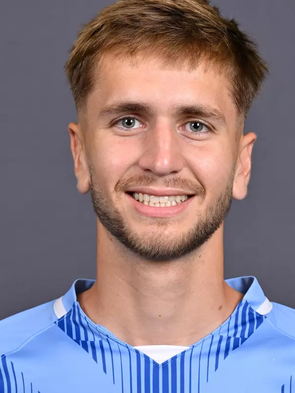 Headshots and marketing images for Men’s Soccer team at the Coliseum Monday, August 4, 2025. (WVU Photo/Jennifer Shephard)