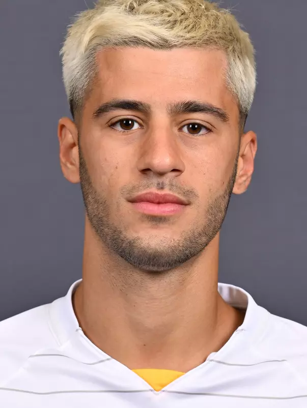 Headshots and marketing images for Men’s Soccer team at the Coliseum Monday, August 4, 2025. (WVU Photo/Jennifer Shephard)