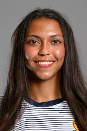 Members of the WVU women's soccer team pose for headshots at Hope Coliseum on July 20, 2026.