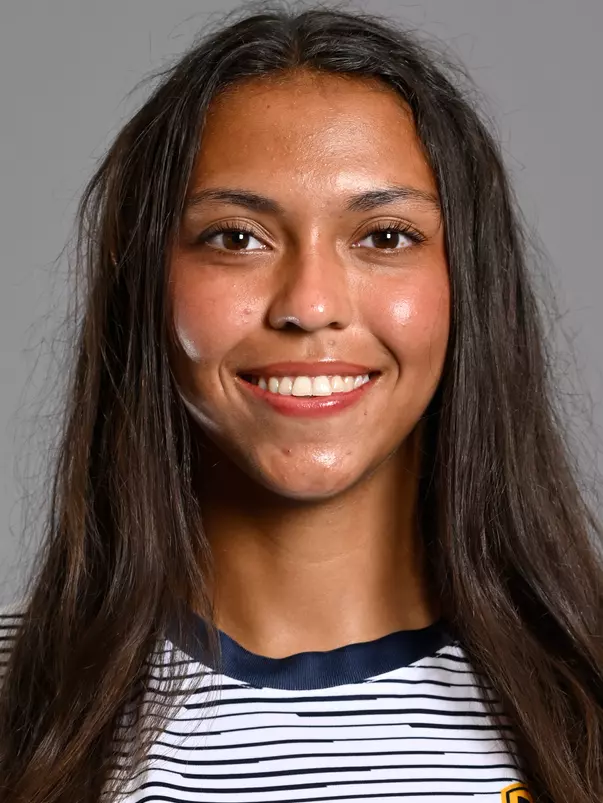 Members of the WVU women's soccer team pose for headshots at Hope Coliseum on July 20, 2026.