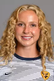 Members of the WVU women's soccer team pose for headshots at Hope Coliseum on July 20, 2026.