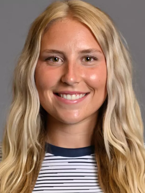 Members of the WVU women's soccer team pose for headshots at Hope Coliseum on July 20, 2026.