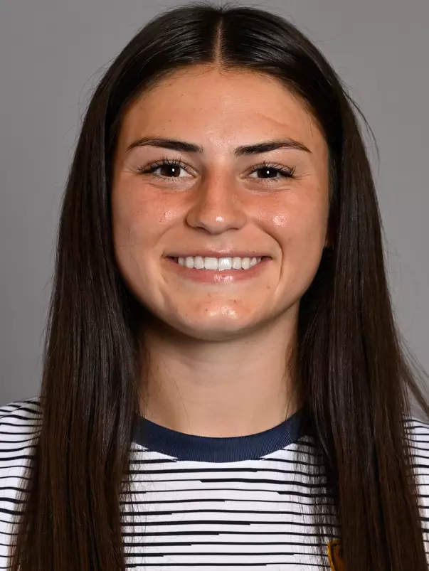 Members of the WVU women's soccer team pose for headshots at Hope Coliseum on July 20, 2026.