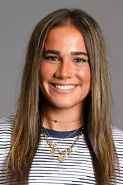 Members of the WVU women's soccer team pose for headshots at Hope Coliseum on July 20, 2026.