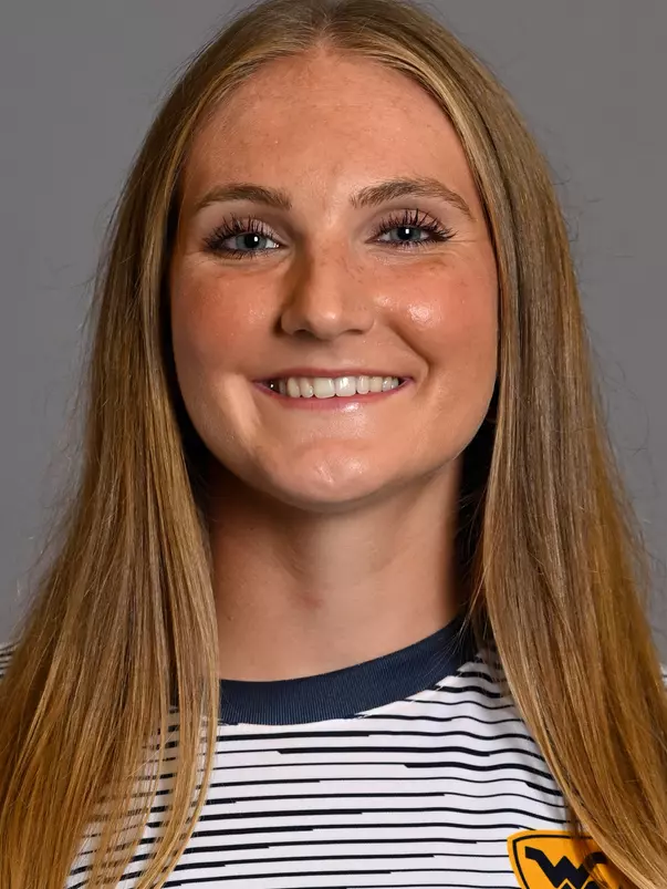 Members of the WVU women's soccer team pose for headshots at Hope Coliseum on July 20, 2026.