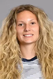 Members of the WVU women's soccer team pose for headshots at Hope Coliseum on July 20, 2026.