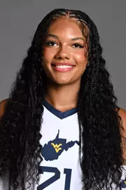 A headshot of WVU Volleyball player Nula Anderson