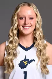 A headshot of WVU Volleyball player Tally Grissom
