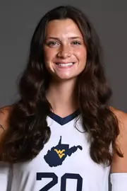 A headshot of WVU Volleyball player Macie Smith