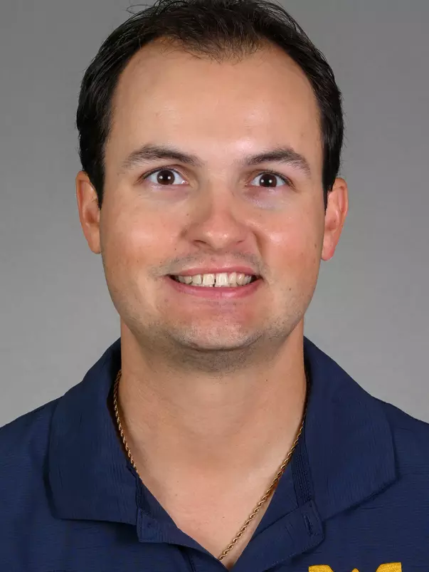 head shot of zac angell, assistant athletic trainer for football