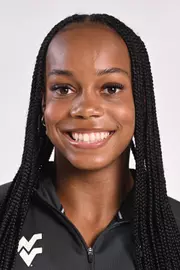 Members of the WVU gymnastics team pose for headshots on Sept. 9.