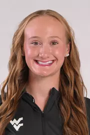 Members of the WVU gymnastics team pose for headshots on Sept. 9.