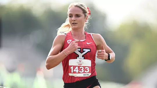 McKinley Fielding runs during cross country season