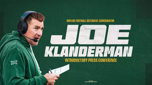Poster image for Baylor Football: Joe Klanderman Introductory Press Conference | December 15, 2025