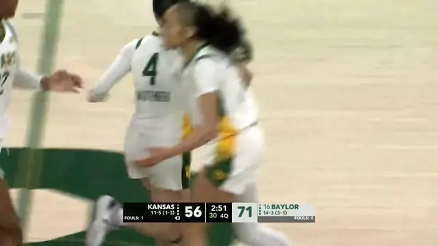 Poster image for Baylor Basketball (W): Jana Van Gytenbeek Highlights (10 PTS) vs Kansas | January 11, 2026