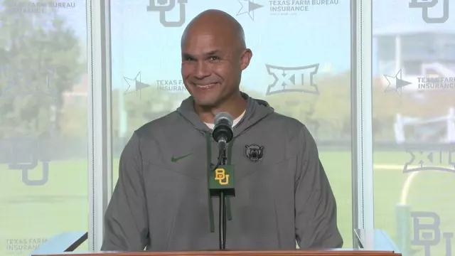 Poster image for Baylor Football: Weekly Press Conference with Dave Aranda | November 10, 2025