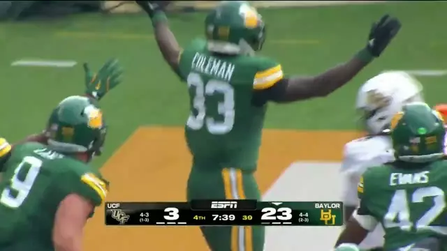 Poster image for Baylor Football: Defensive Highlights vs. UCF | November 1, 2025