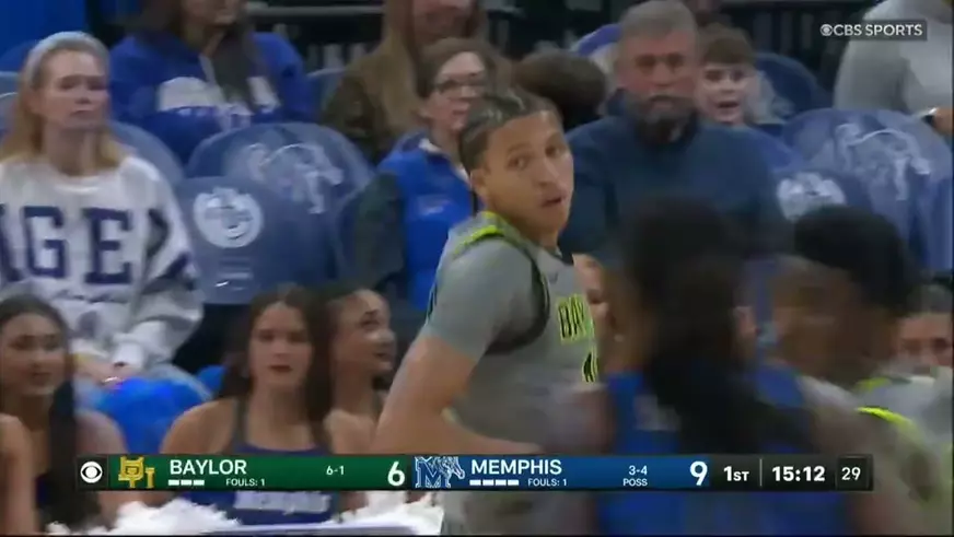 Poster image for Baylor Basketball (M): Cam Carr (13 PTS) at Memphis | December 6, 2025