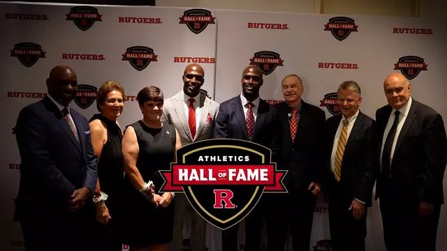 Poster image for 2024 Rutgers Athletics Hall of Fame Induction Ceremony