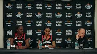 Scott Rueck, Tiara Bolden, Néné Sow | Oregon State WBB WBIT First Round Presser