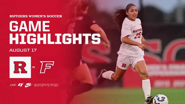 Poster image for Rutgers Women's Soccer vs. Fairfield Highlights | 8/17/2025
