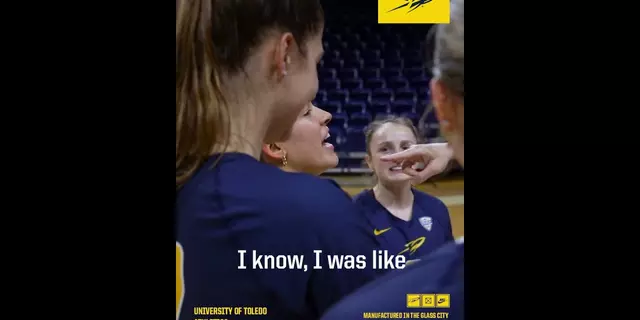 Poster image for Toledo Women's Volleyball - Avery Adamski Game Winning Serve BTS