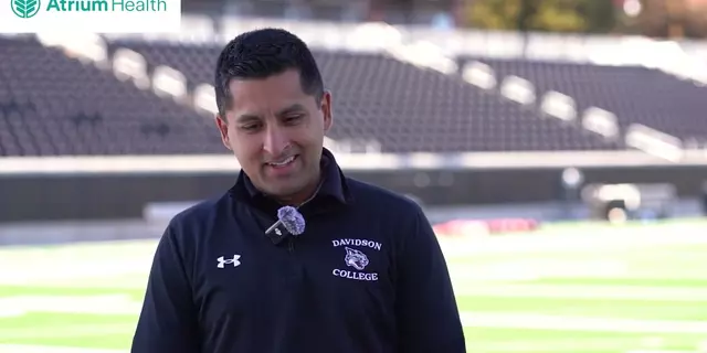 Poster image for WEEK 10: Coaches Corner with Head Coach Saj Thakkar presented by Atrium Health.