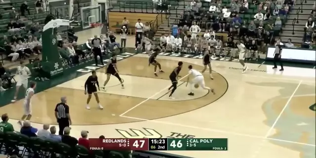 Poster image for Cal Poly vs. Redlands, Men's Basketball Highlights -- Nov 29th, 2025