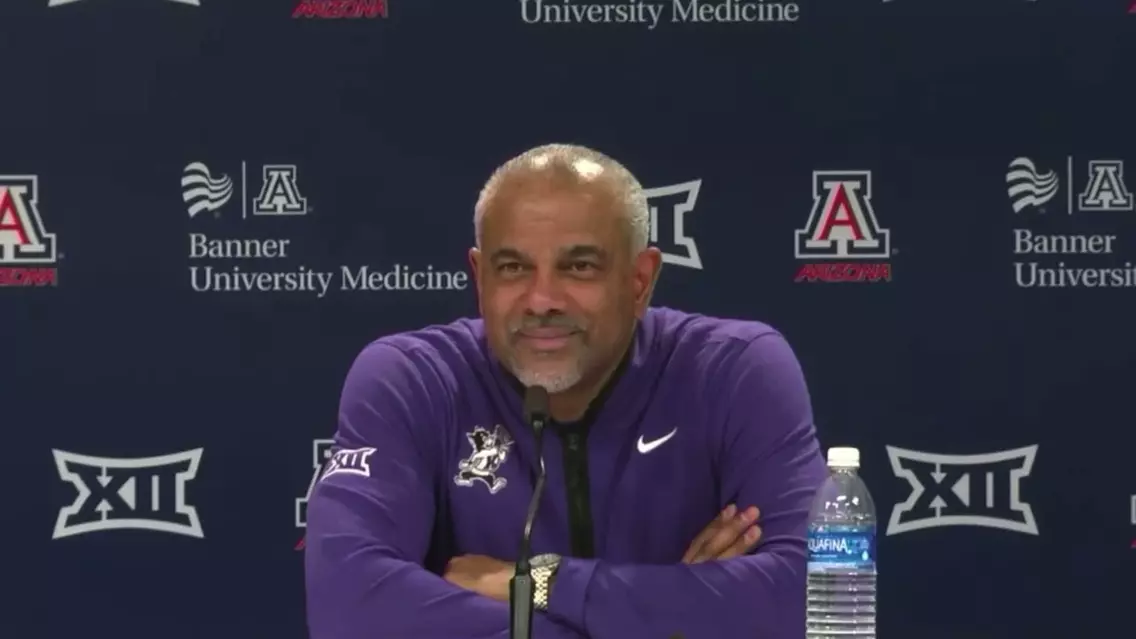 Poster image for K-State Men's Basketball | Postgame Press Conference at Arizona