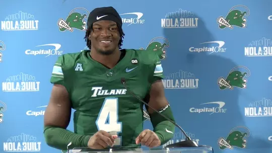 Poster image for Postgame vs Army: LB Chris Rodgers | Oct. 18, 2025