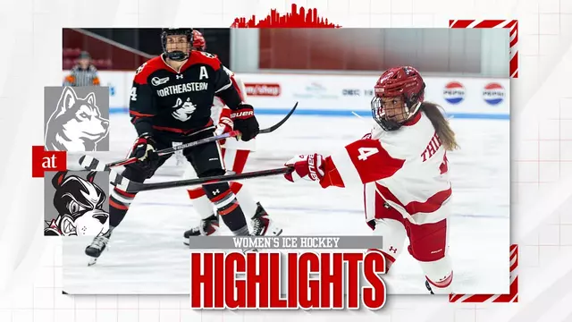 Poster image for Highlights: Women's Ice Hockey vs. Northeastern (10/31/2025)