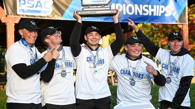 Poster image for Senior Bobby Lugiano discusses the 2023 PSAC Championship