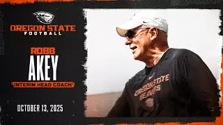 Oregon State Football Press Conference: Interim Head Coach Robb Akey (Oct. 13, 2025)