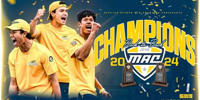 Poster image for Toledo Men's Tennis Season Recap - Back-to-Back!