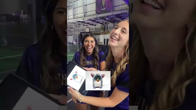 Poster image for Throwing things back with the @Big Ten Conference champs 📼 #90s #throwback #nostalgia #GoHuskies