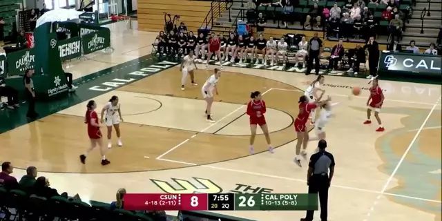 Poster image for Cal Poly vs. CSUN, Women's Basketball Highlights -- Feb 15th, 2025