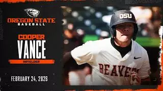 Oregon State Baseball Interview: Cooper Vance (2/24/26)