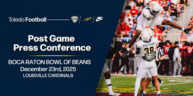 Poster image for Toledo Football - Bacon Raton Bowl of Beans - Post Game Press Conference - 12/23/2025
