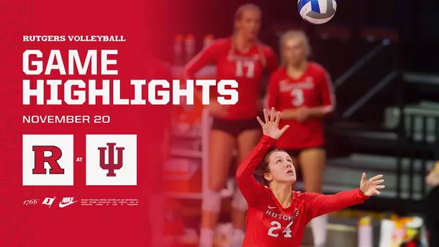 Poster image for Rutgers Volleyball at No. 17 Indiana Highlights
