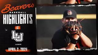Oregon State Baseball Highlights: 4/2/26 vs. Lamar