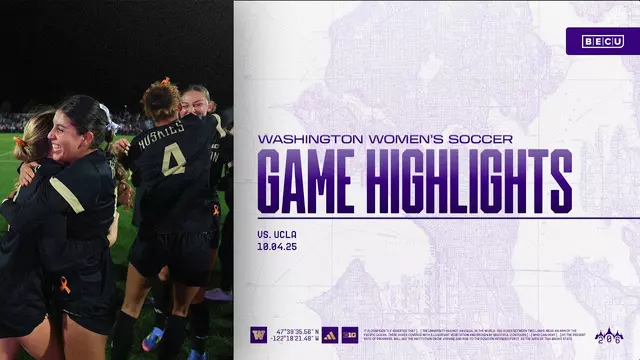 Poster image for Washington 1, No. 4 UCLA 0 | Huskies Highlights