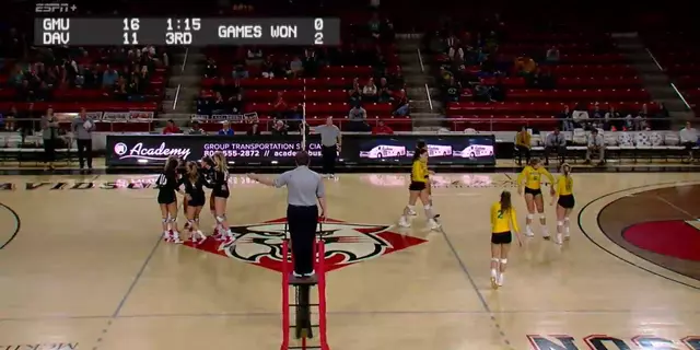 Poster image for Volleyball vs George Mason Highlights