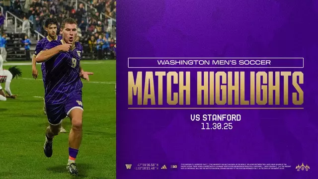 Poster image for Washington 1, Stanford 0 | Huskies Highlights