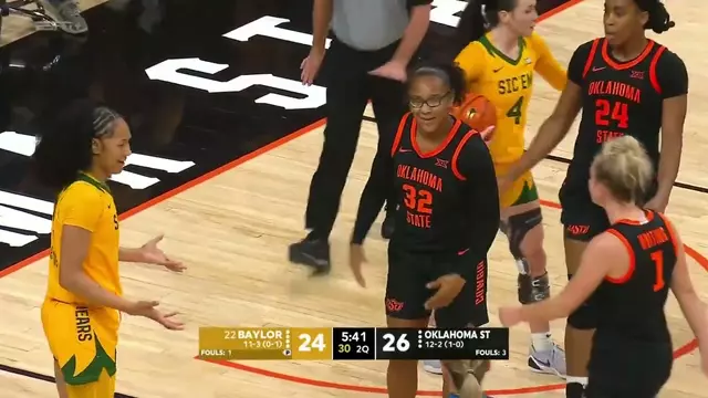 Poster image for Baylor Basketball (W): Condensed Game at Oklahoma State | December 31, 2025
